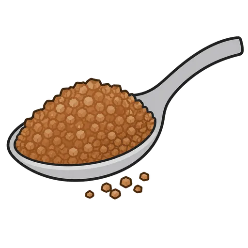 Piktogram AAC: cukier trzcinowy