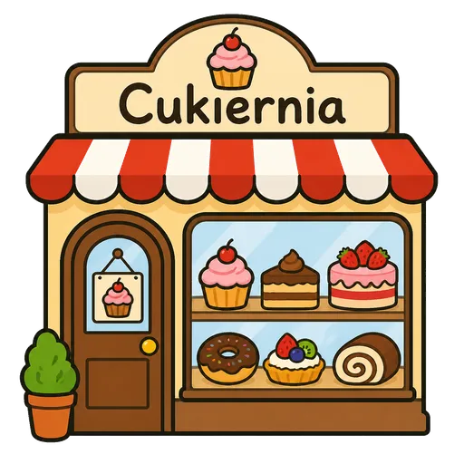 Piktogram AAK: cukrárna