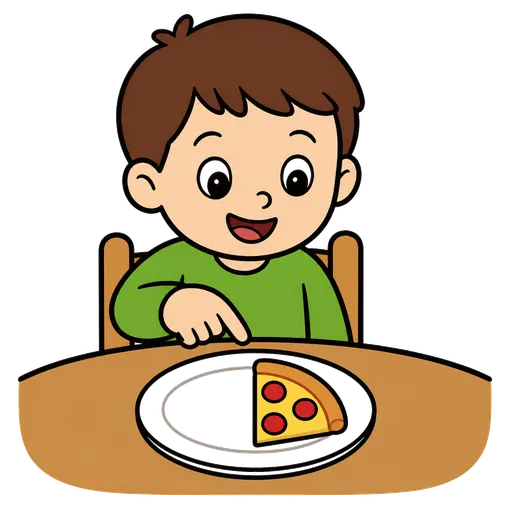 AAC pictogram: slice