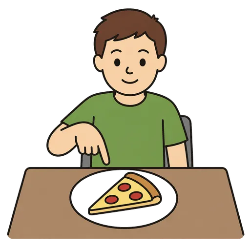Pictograma CAA: quarter (slice)