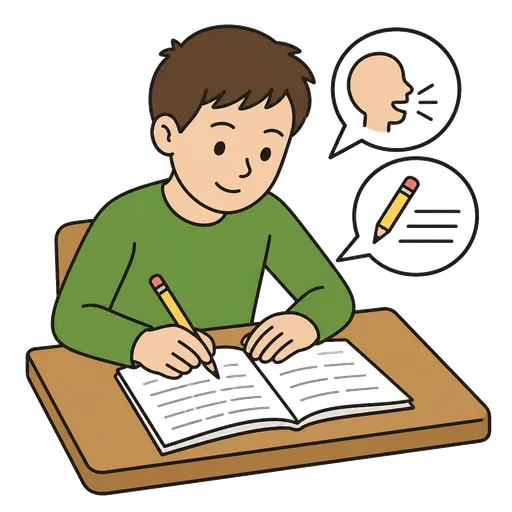 Piktogram AAC: ćwiczenia języka