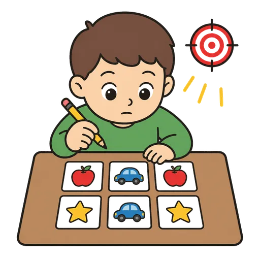 Piktogram AAC: ćwiczenia koncentracji