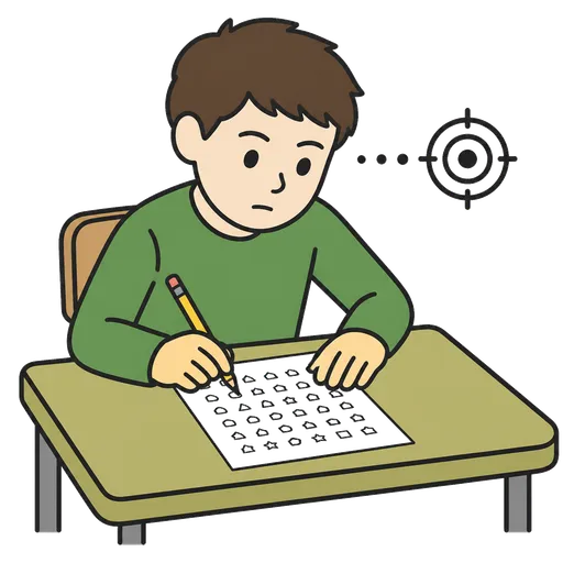 Piktogram AAC: ćwiczenia koncentracji