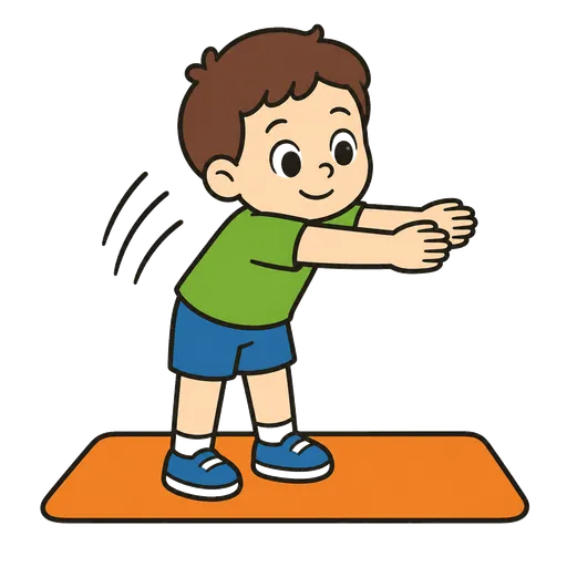 Piktogram AAK: cviky naťahovania