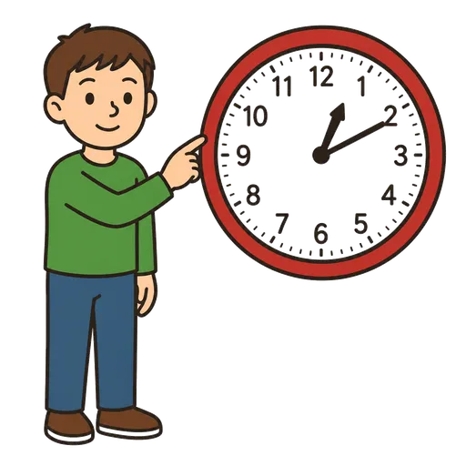 Pictograma CAA: numbers on a clock