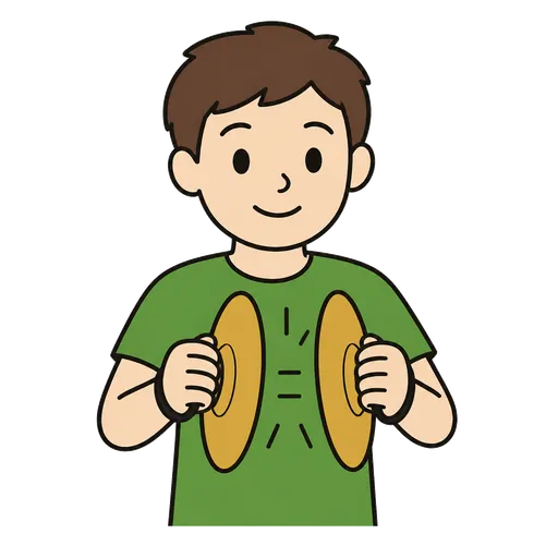 Piktogram AAK: cymbály