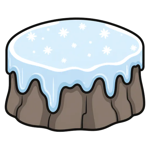 Piktogram AAC: czapa lodowa