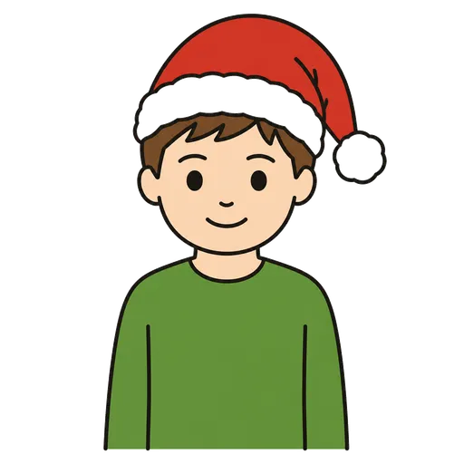 Pittogramma CAA: Cappello di Babbo Natale