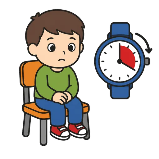 AAC pictogram: wait time