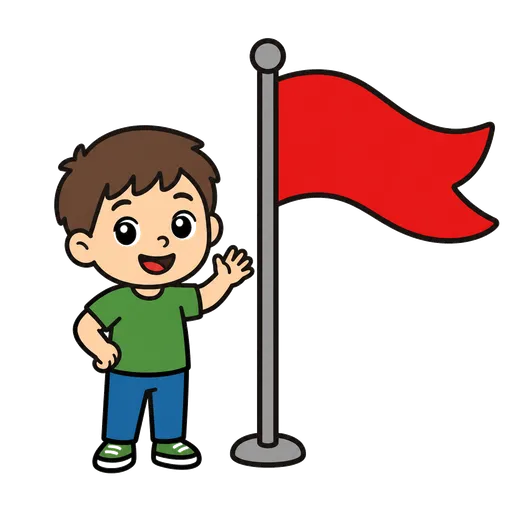 Pittogramma CAA: bandiera rossa