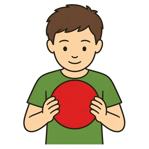 AAC pictogram: red