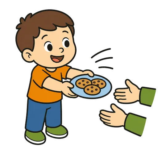 AAC-Piktogramm: Snack anbieten