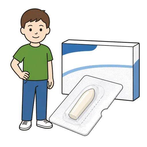 Pictogramme CAA : suppositoire