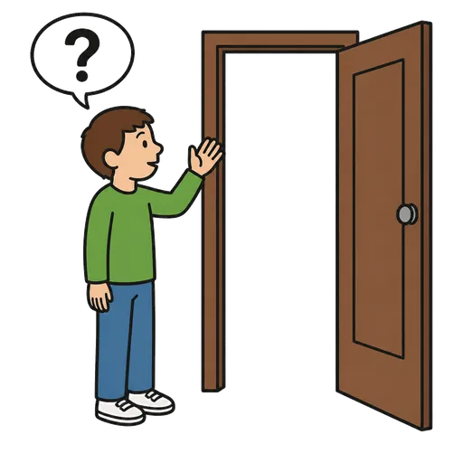 AAC-Piktogramm: Darf ich rausgehen?