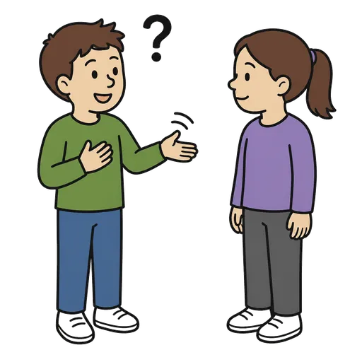 AAC-Piktogramm: Kann ich einen Freund einladen?