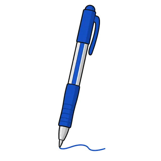 Piktogram AAC: długopis żelowy