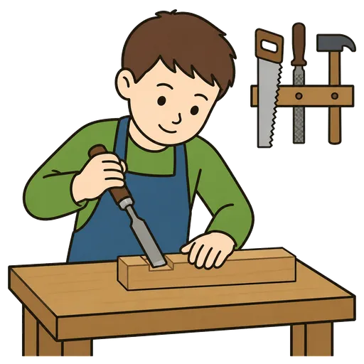 Piktogram AAC: dłuto
