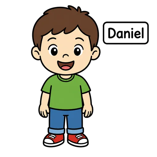 Piktogram AAC: daniel