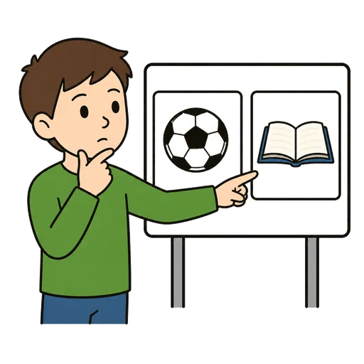 AAC pictogram: decision