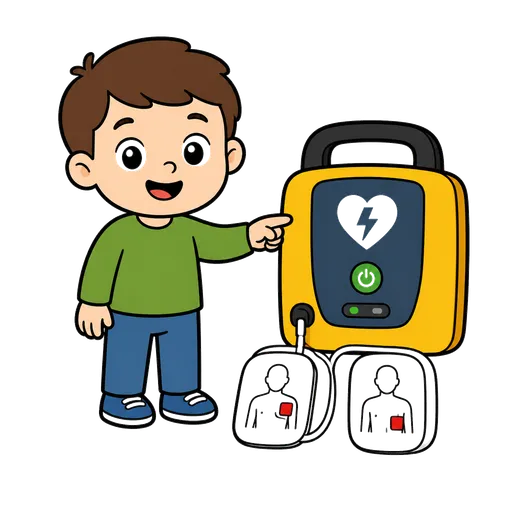 AAC-Piktogramm: Defibrillator