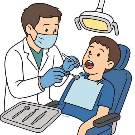 Piktogram AAC: dentysta
