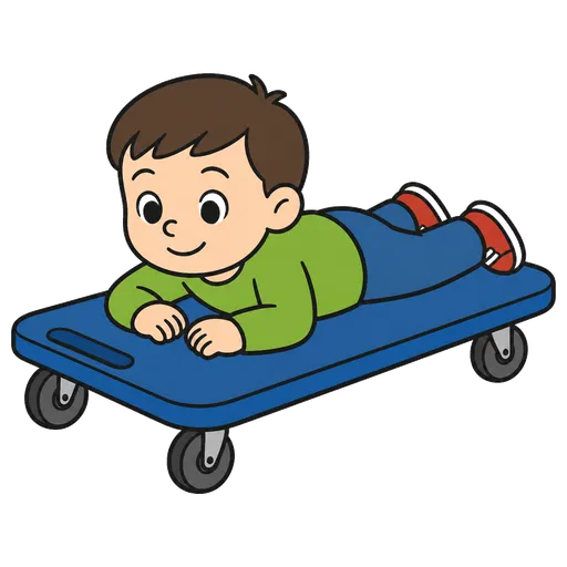Pictograma CAA: patineta terapéutica