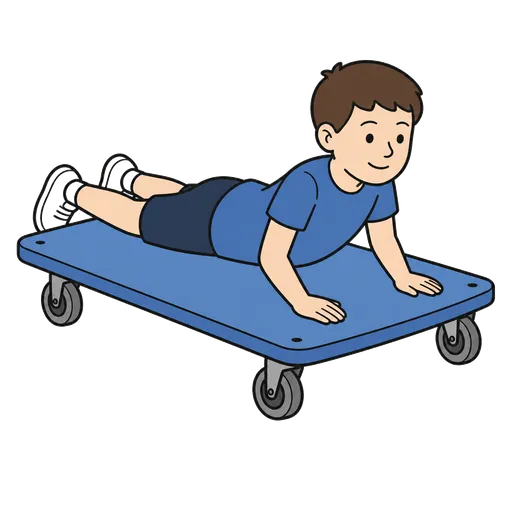 AAC-Piktogramm: therapeutisches Skateboard