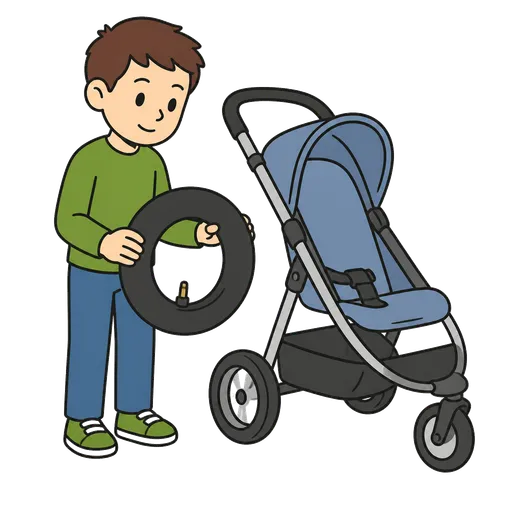 AAC-Piktogramm: Schlauch für Kinderwagen