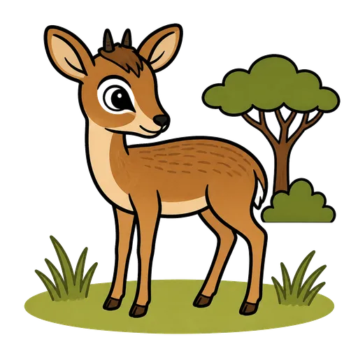 Piktogram AAC: dik-dik