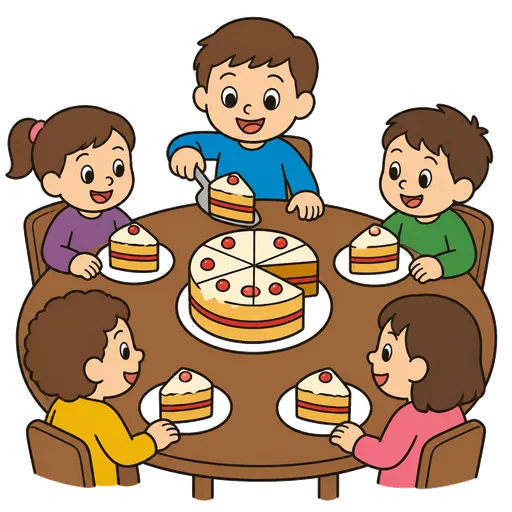 Pictogramme CAA : gâteau pour tout le monde