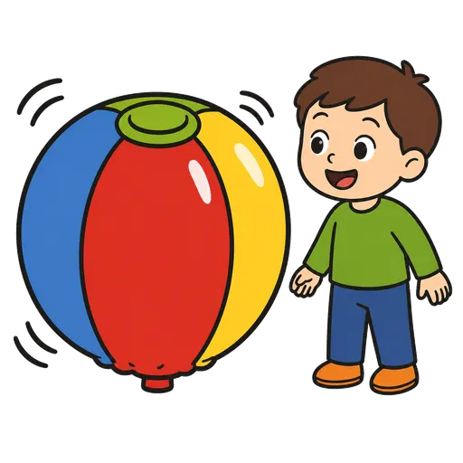 Piktogram AAC: dmuchany