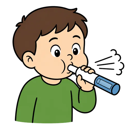 Pittogramma CAA: soffiare forte in un tubo (test del respiro)