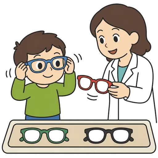 AAC-Piktogramm: Brille auswählen