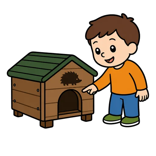 AAC-Piktogramm: Igelhaus