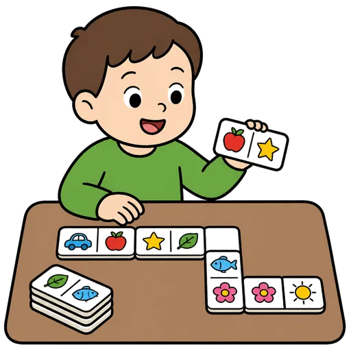 Piktogram AAC: domino obrazkowe