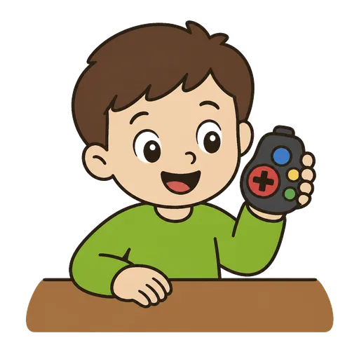 AAC pictogram: single-hand gaming controller