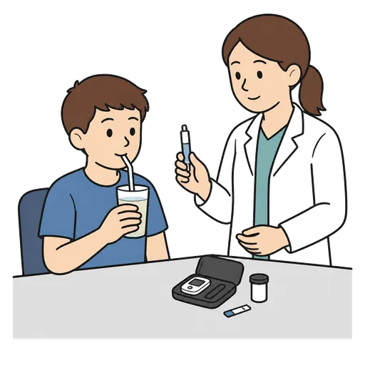 Pittogramma CAA: test orale di tolleranza al glucosio
