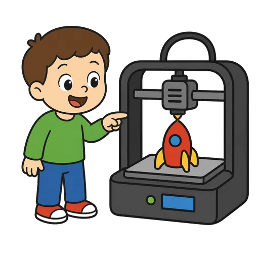 Piktogram AAC: drukarka 3d