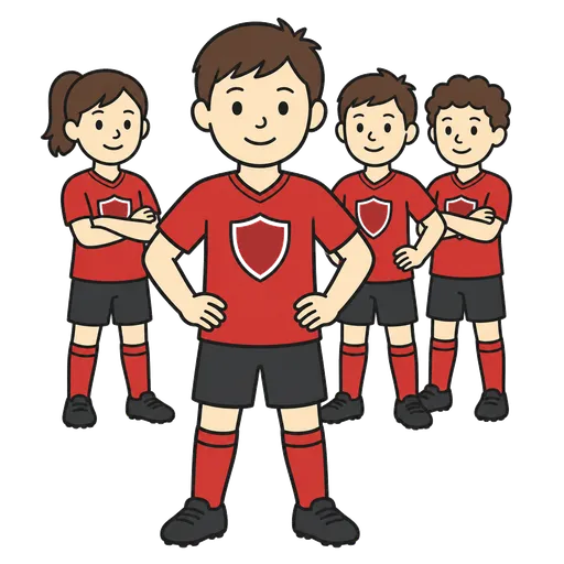 AAC-Piktogramm: Rotes Team