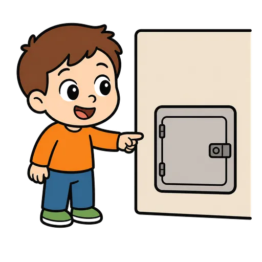 Piktogram AAC: drzwiczki rewizyjne
