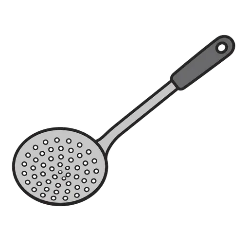 Pittogramma CAA: cucchiaio colino