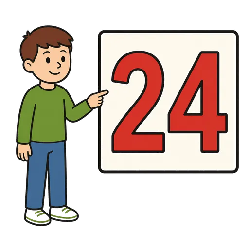 Pictograma CAA: twenty-four
