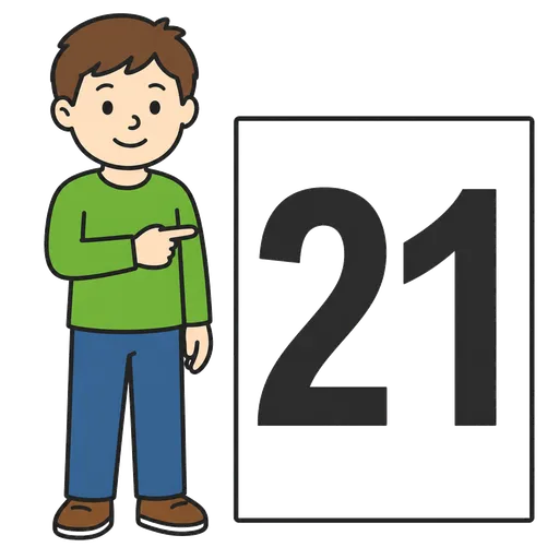Pictograma CAA: twenty-one