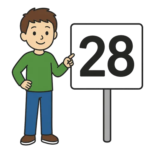 Pictograma CAA: twenty-eight