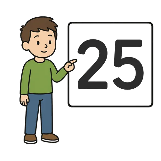 Pictograma CAA: twenty-five