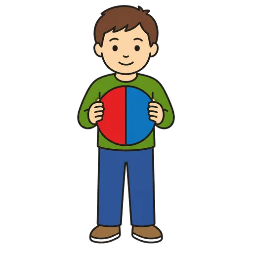 AAC pictogram: two-colored