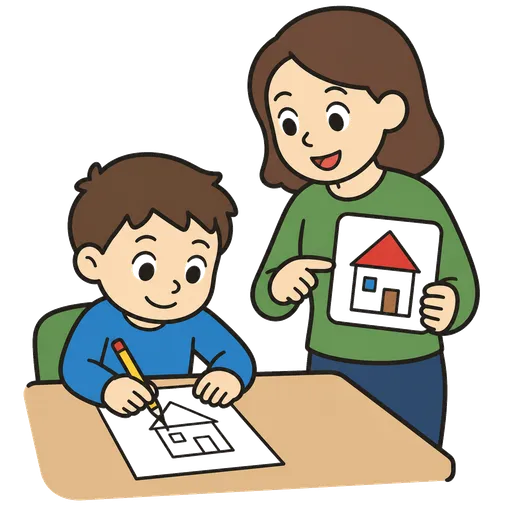 Piktogram AAC: dyktando obrazkowe