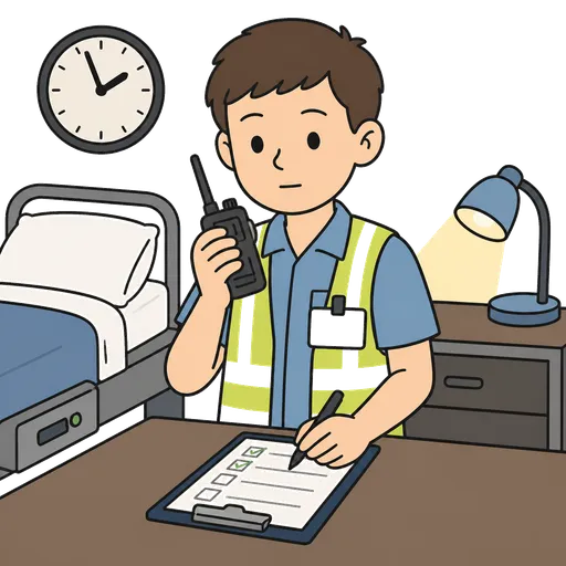 AAC-Piktogramm: Nachtdienst