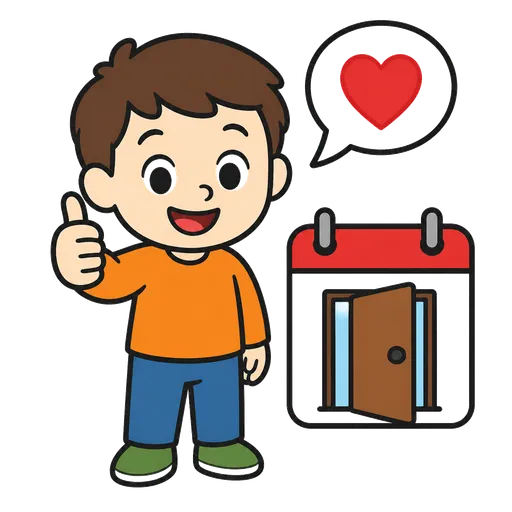 AAC pictogram: Thank you for visiting