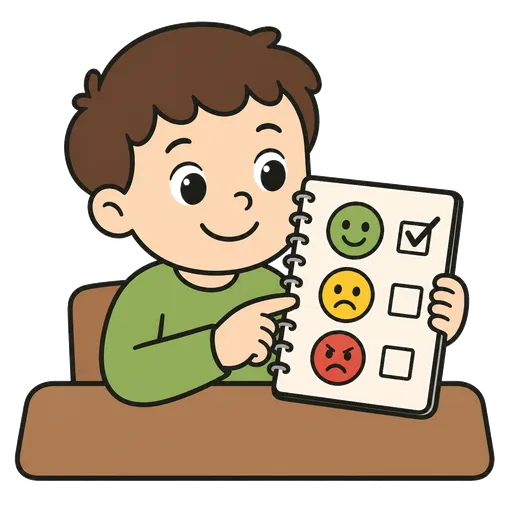 Pittogramma CAA: diario delle emozioni